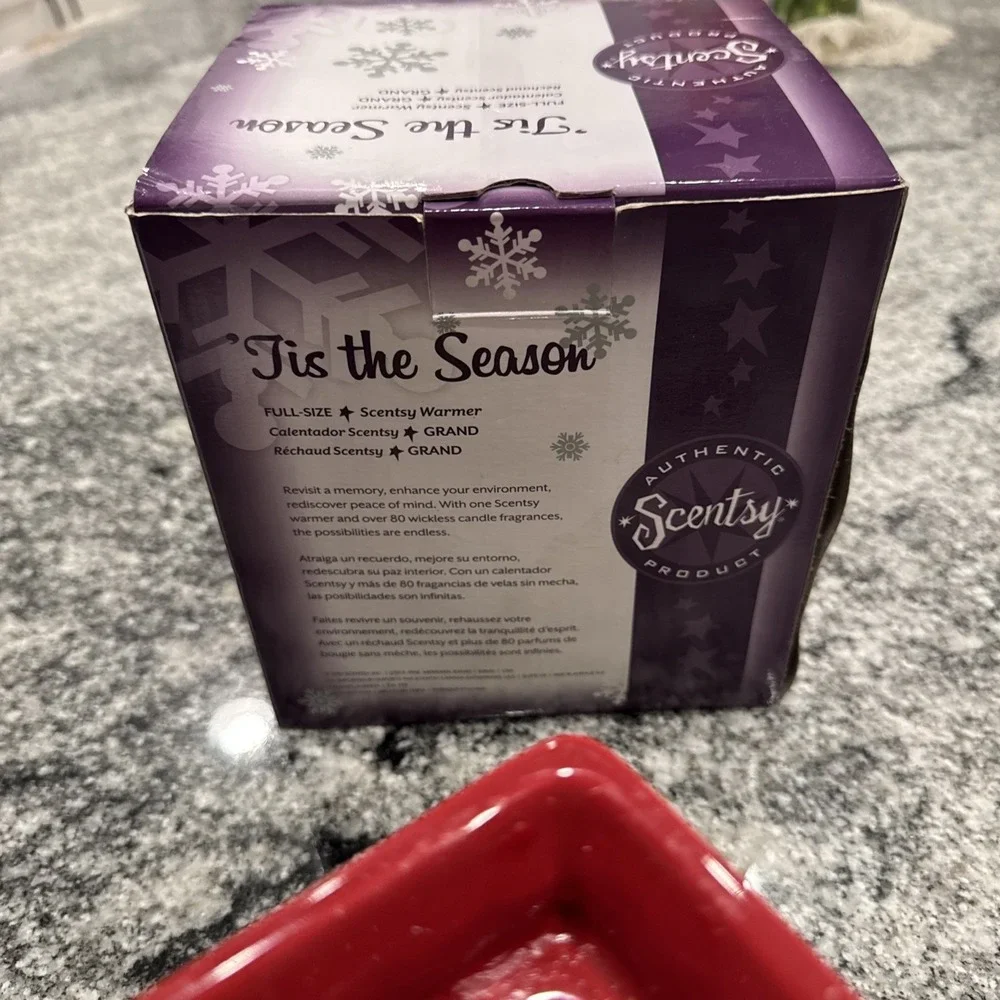 Scentsy Tis The Season Countdown Full‎ Size Wax Warmer Red And Green
